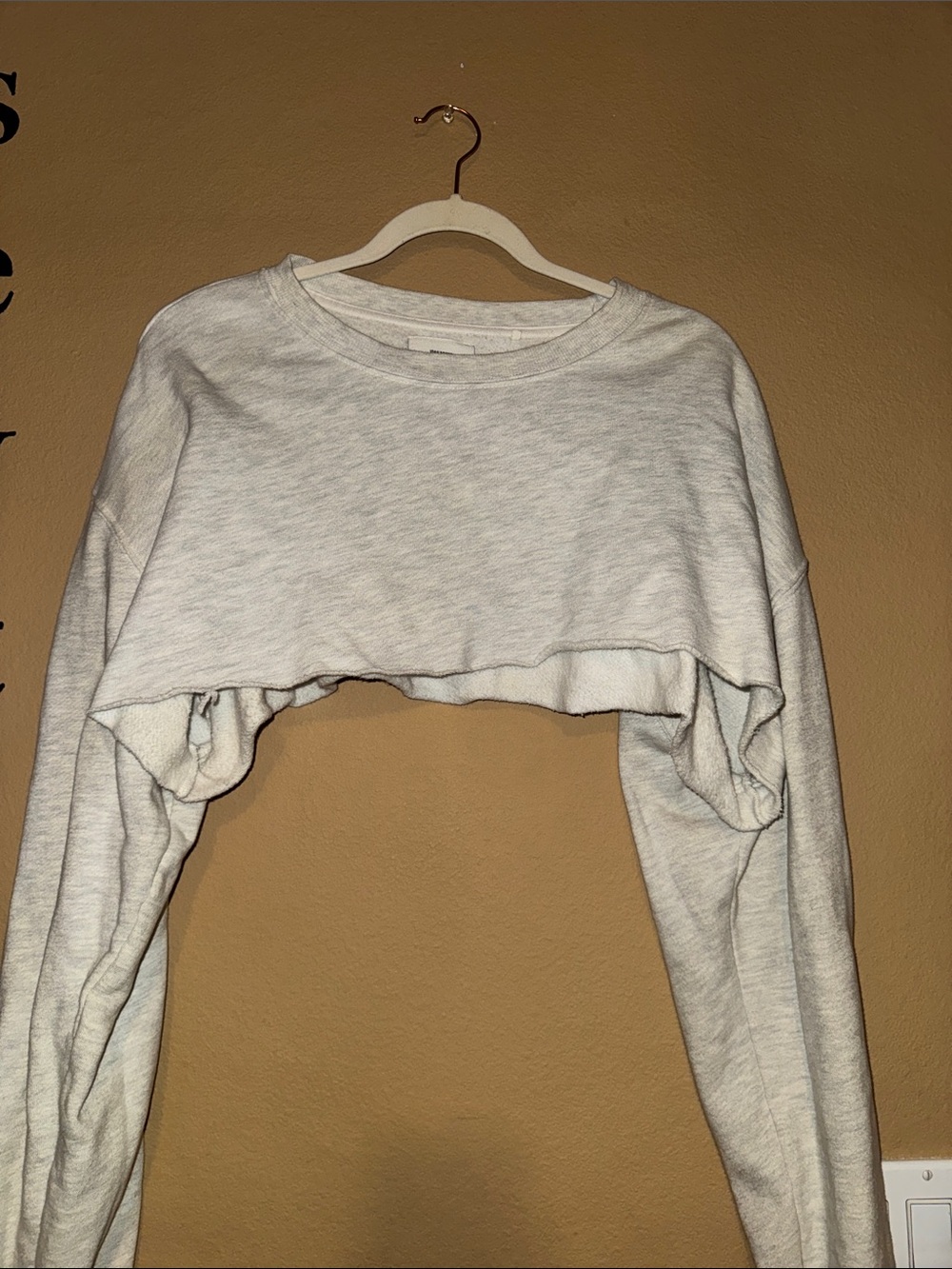 Joah Brown Light Gray Crewneck Sweatshirt